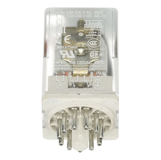Relais d'interface enfichable CR-U, 3 We, A1-A2=110VDC, 250V/10A