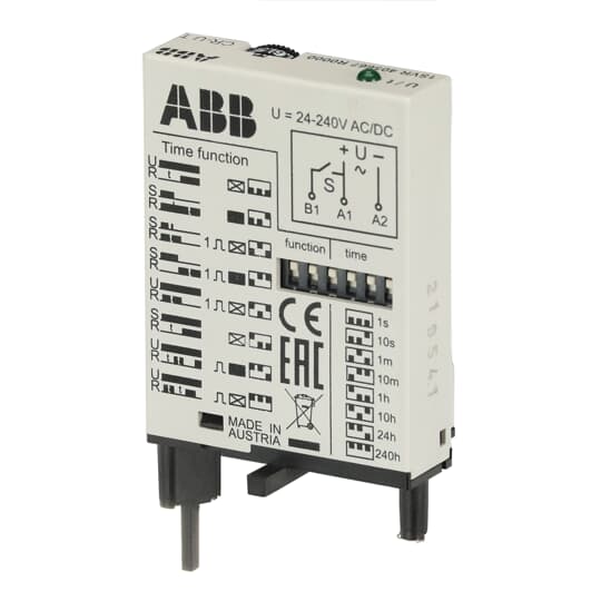 Multifunktionszeitmodul A1-A2=24-240V AC/DC, für CR-U Sockel, Steckmodul