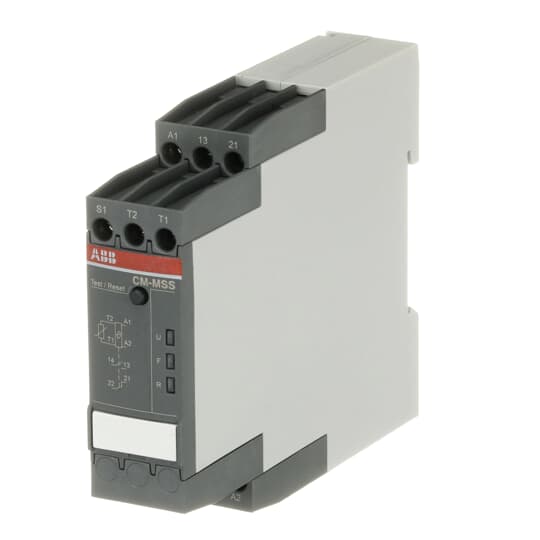 Thermistor-Motorschutzrelais 1S+1Ö, 24-240V AC/DC, Kurzsch.-Erkennung, Reset