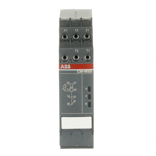 Thermistor-Motorschutzrelais 1S+1Ö, 24-240V AC/DC, Kurzsch.-Erkennung, Push-In