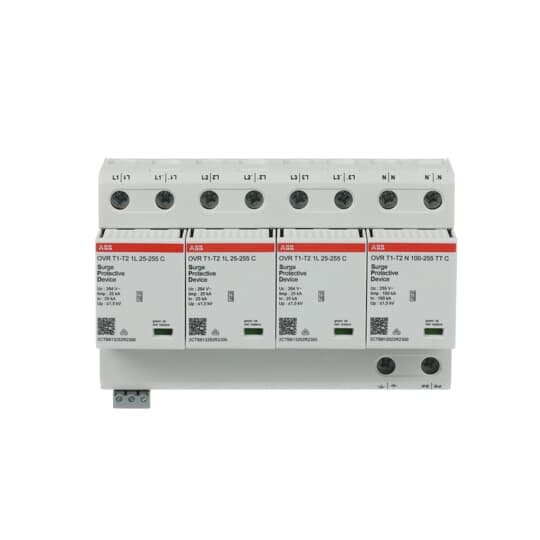 Kombi-Ableiter 4p für TT/TNS Netze mit FM 25kA/Pol für 230/400 V Netze