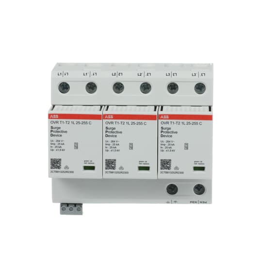 Kombi-Ableiter 3p für TNC Netze mit FM 25kA/Pol für 230/400 V Netze
