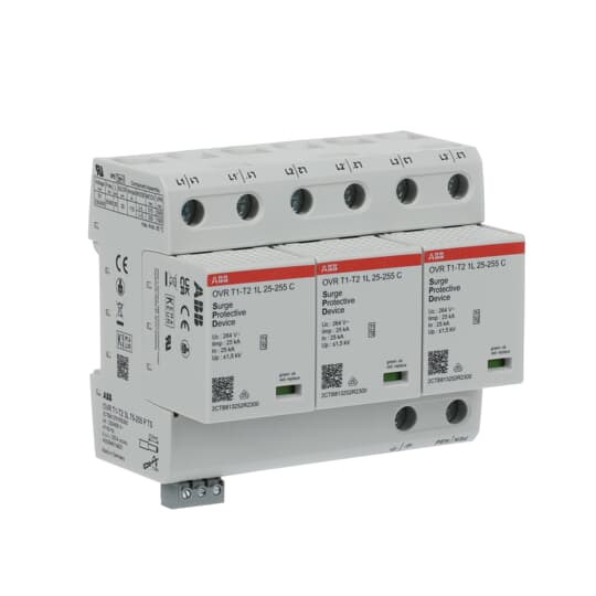 Kombi-Ableiter 3p für TNC Netze mit FM 25kA/Pol für 230/400 V Netze