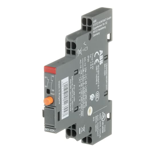 Signalkontakt 2Ö für ausgelöst-Meldung, mit Push-In Klemmen