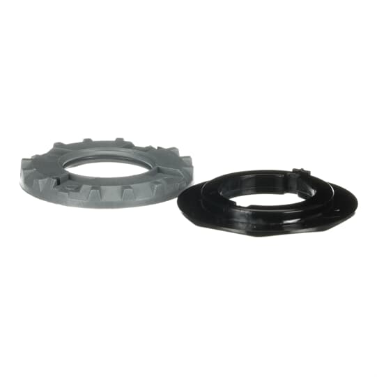 Adapter 30,5/22,5mm Kunststoff, schwarz für NOT-AUS-Taster CombiLine