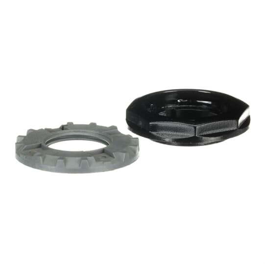 Adapter 30,5/22,5mm Kunststoff, schwarz für Drucktaster