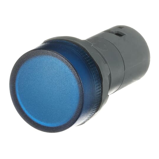 Meldeleuchte blau 12VDC, mit fest integrierter LED