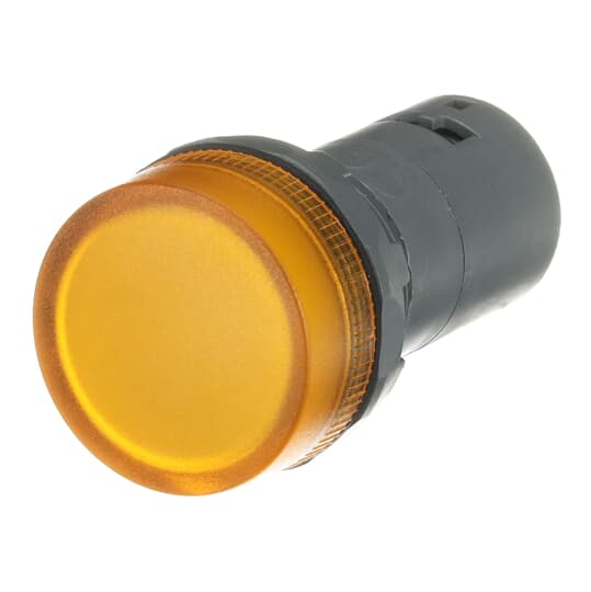 Meldeleuchte gelb 12VDC, mit fest integrierter LED