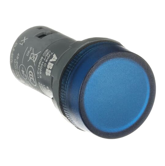 Meldeleuchte blau 48-60VACDC, mit fest integrierter LED