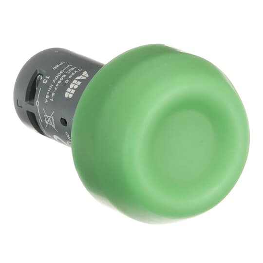 Drucktaster robust grün, 2 Schließer