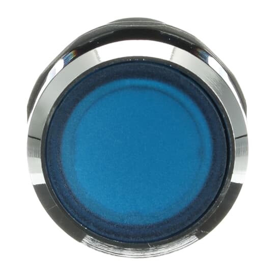 Drucktaster flach, tastend, blau, beleuchtet, 1 Schließer