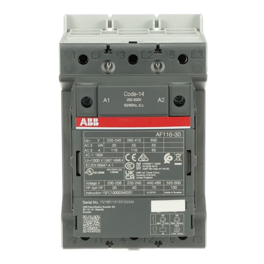 1SFL427001R1400 AF Contactors UL Listed IEC Contactors Contactors