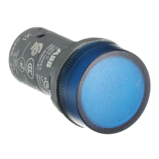 Meldeleuchte blau 110-130VAC, mit fest integrierter LED
