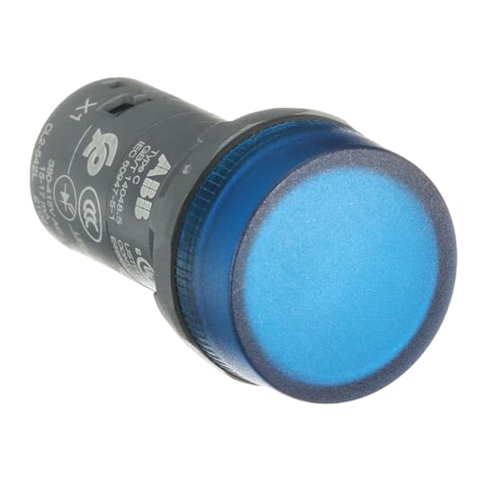 Meldeleuchte blau 380-415VAC, mit fest integrierter LED