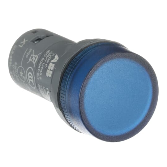 Meldeleuchte blau 230VAC, mit fest integrierter LED