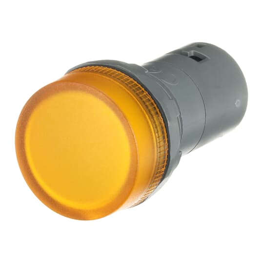 Meldeleuchte gelb 110-130VAC, mit fest integrierter LED