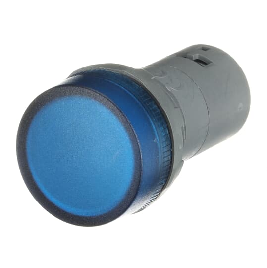 Meldeleuchte blau 110-130VAC, mit fest integrierter LED