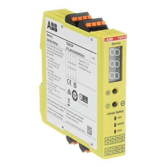 SAFETY TIMER RELAY Relaisausgänge 3 NO+1NC, Betriebsspannungs 24VDC, PushIn