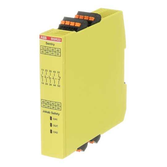 SAFETY RELAY Erweiterungsrelais 24 V DC Relaisausgänge 4 NO+1 NC PushIn