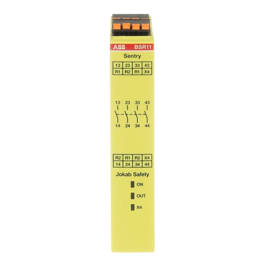 SAFETY RELAY Erweiterungsrelais 24 V DC Relaisausgänge 4 NO, PushIn