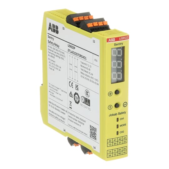 SAFETY UNIVERSA RELAY Relaisausgänge 2 NO+ 2 NO delayed, Betriebsspannung 24 VDC