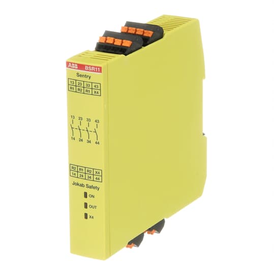SAFETY RELAY Erweiterungsrelais 24 V DC Relaisausgänge 4 NO, PushIn