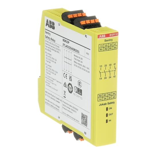 SAFETY RELAY Erweiterungsrelais 24 V DC Relaisausgänge 3 Schließer+1 Öffner
