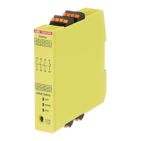 SAFETY TIMER RELAY Relaisausgänge 3 NO+1 NC, 85-265 V AC/120-375 V DC