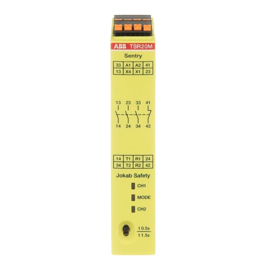 SAFETY TIMER RELAY Relaisausgänge 3 NO+1 NC, 85-265 V AC/120-375 V DC