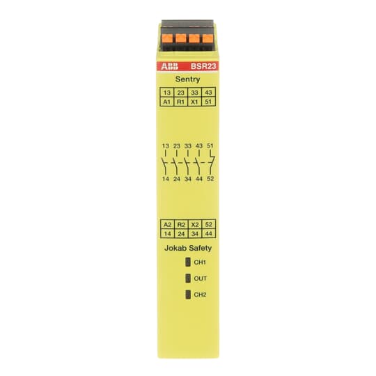 SAFETY RELAY Erweiterungsrelais 24 V DC Relaisausgänge 4 NO+1 NC PushIn