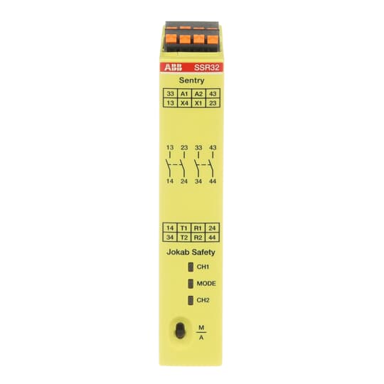 SAFETY RELAY Relaisausgänge 2 NO + 2 NO verzögert, Betriebsspannung 24 V DC, Pus