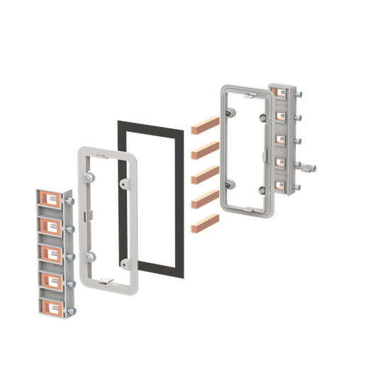 Sammelschienenverbinder 5-polig, 2x12x5