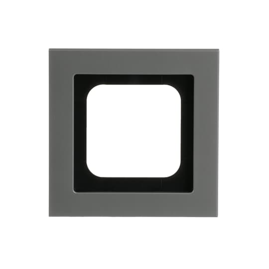Abdeckrahmen 1-fach platin - Busch-axcent® pur