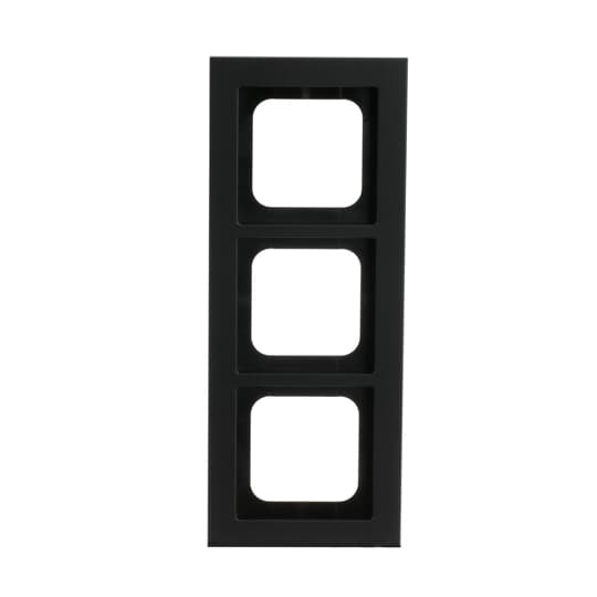 Abdeckrahmen 3-fach schwarz matt - Busch-axcent® pur