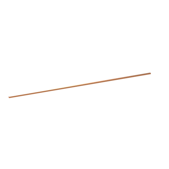CU-Schiene 12x10 mm, L:1247mm, Kupferschiene, lose Lieferung