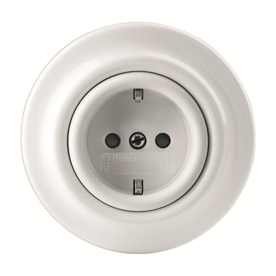 SCHUKO® Steckdose Safety+ studioweiß - Decento®