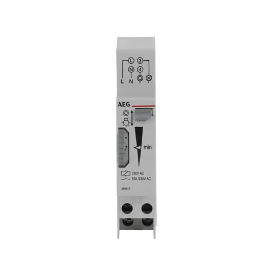 Treppenlicht-Zeitschalter 230 V AC, 1W, 1-7 min, 18 mm Alt-GE: 687474