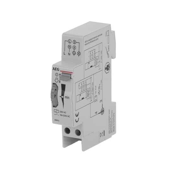 Treppenlicht-Zeitschalter 230 V AC, 1W, 1-7 min, 18 mm Alt-GE: 687474