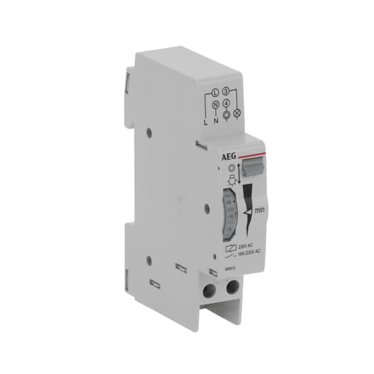 Treppenlicht-Zeitschalter 230 V AC, 1W, 1-7 min, 18 mm Alt-GE: 687474