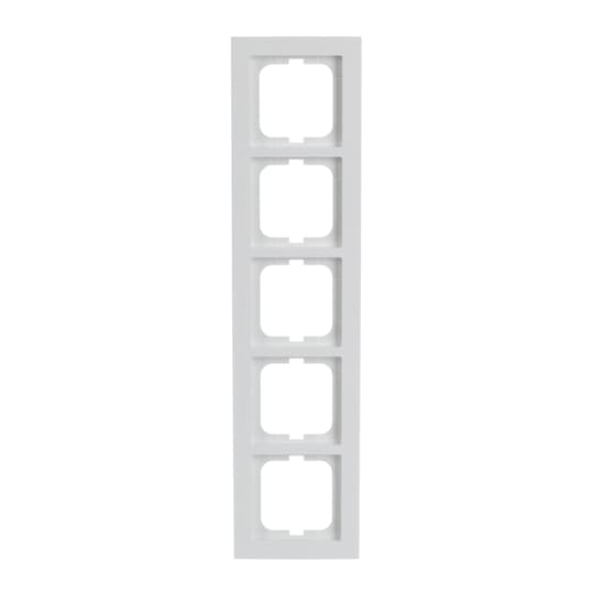 Abdeckrahmen 5-fach studioweiß - Busch-axcent®