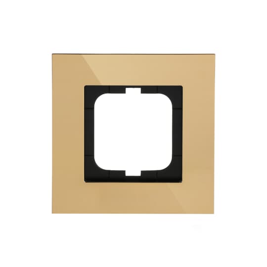 Abdeckrahmen 1-fach gold - carat®