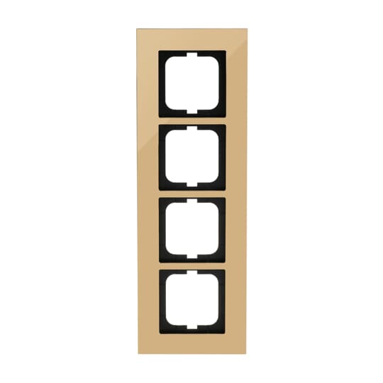 Abdeckrahmen 4-fach gold - carat®