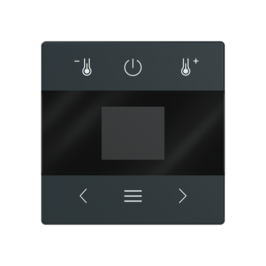 Zentralscheibe für Raumtemperaturregler mit Display Bluetooth