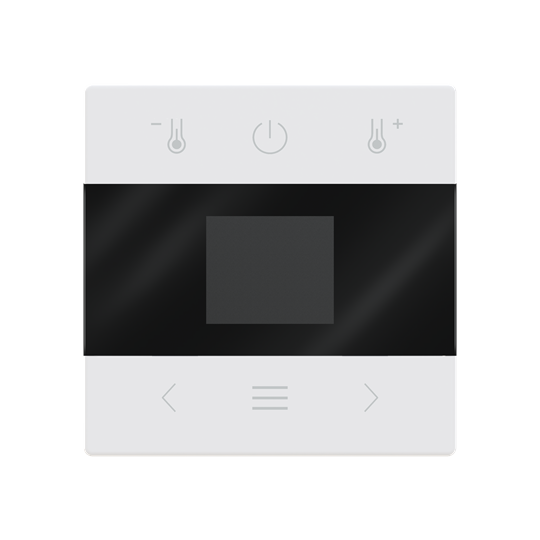 Zentralscheibe für Raumtemperaturregler mit Display Bluetooth