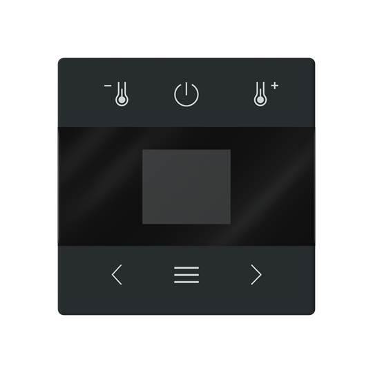 Zentralscheibe für Raumtemperaturregler mit Display Bluetooth