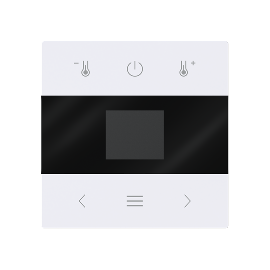 Zentralscheibe für Raumtemperaturregler mit Display Bluetooth Busch-art linear®
