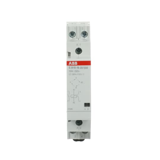 Serien-Stromstoßschalter Spule 230 V AC/110 V DC, 16 A, 2 Schließer
