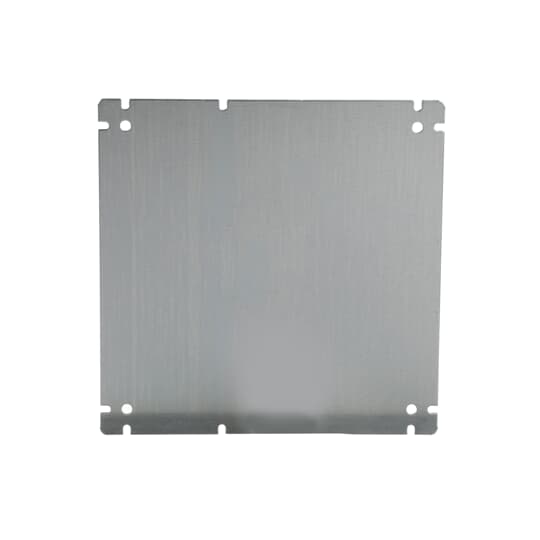 Plaque de montage 249x249x2mm acier galvanisé Sendzimir 2mm