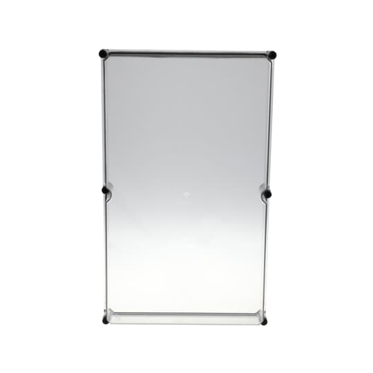 Couvercle 600x370x80mm en polycarbonate, transparent avec vis de couvercle