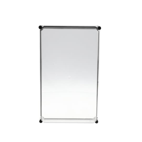Couvercle 485x300x80mm en polycarbonate, transparent avec vis de couvercle